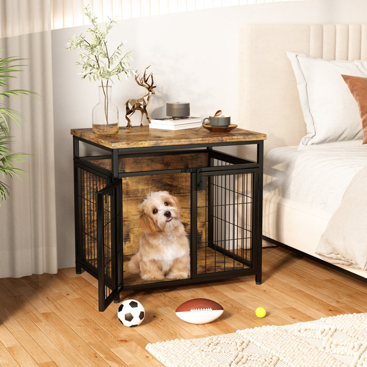Adjustable size dog crate hot sale